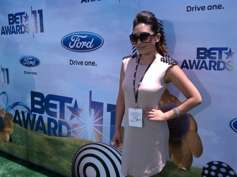 Woman at BET Awards event