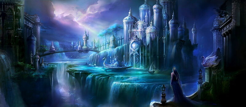 Woman at Castle Waterfall
