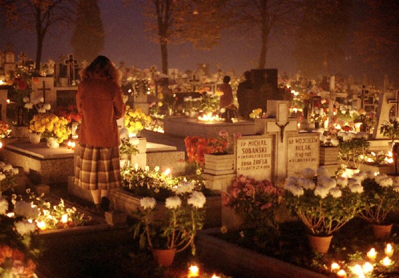 Woman at Cemetery