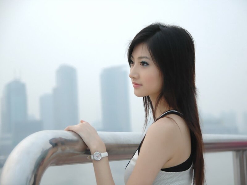 woman at city overlook