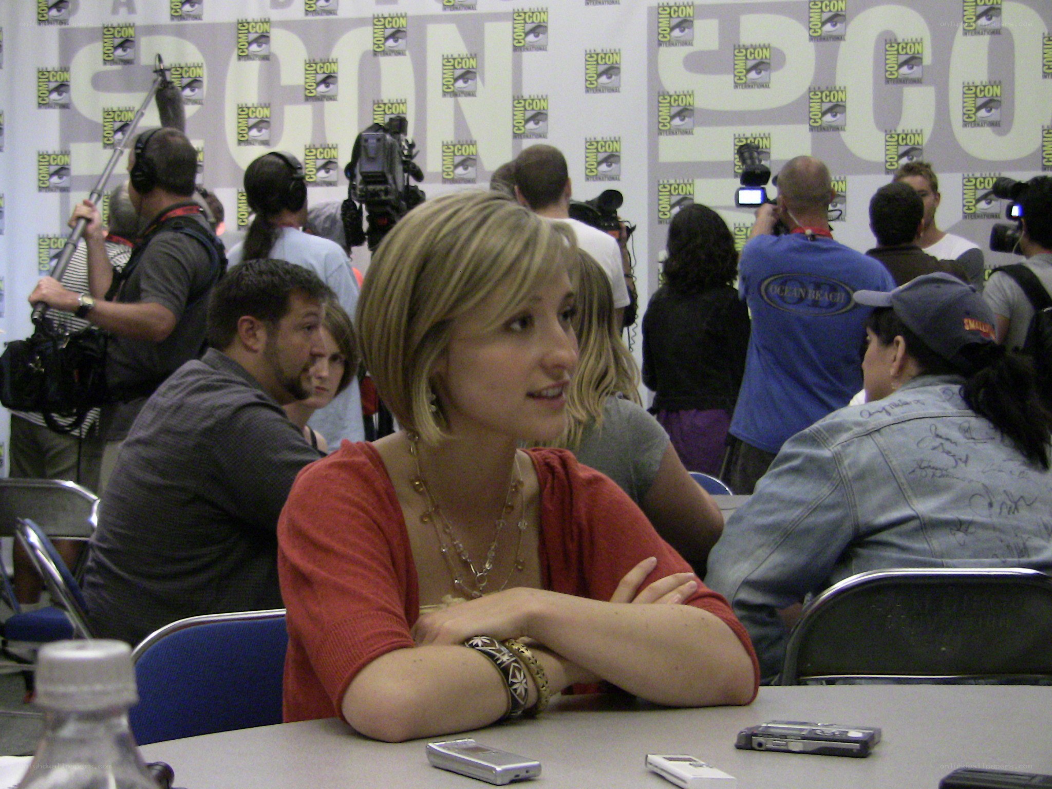 Woman at Comic-Con panel