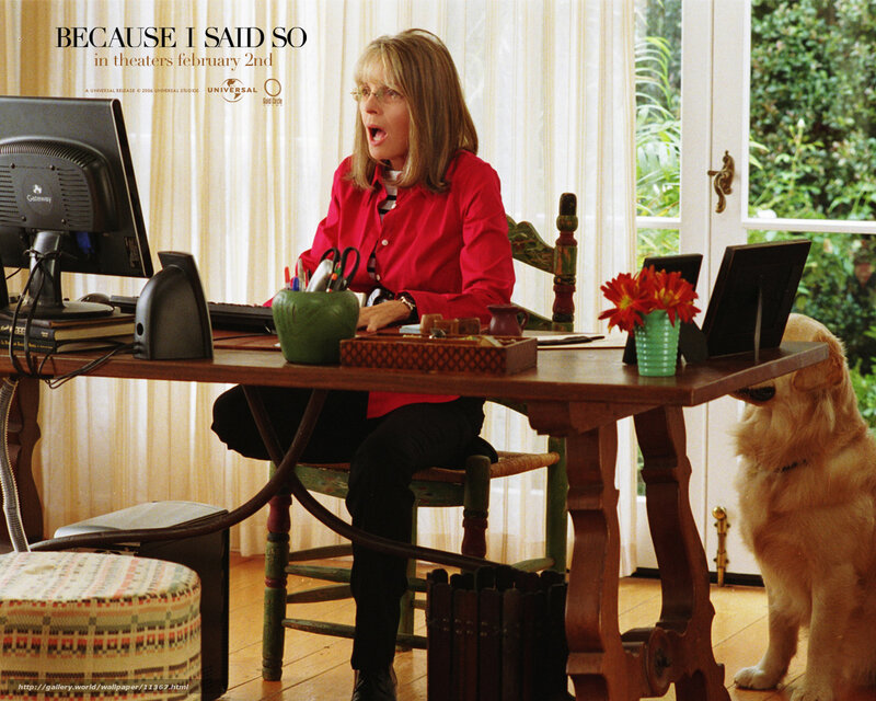 Woman at desk with dog