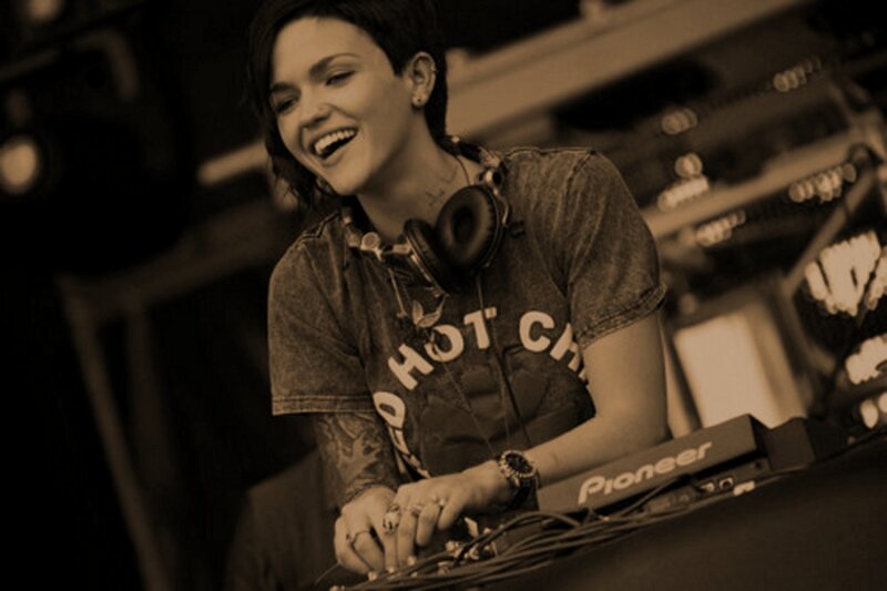 Woman at Dj Booth