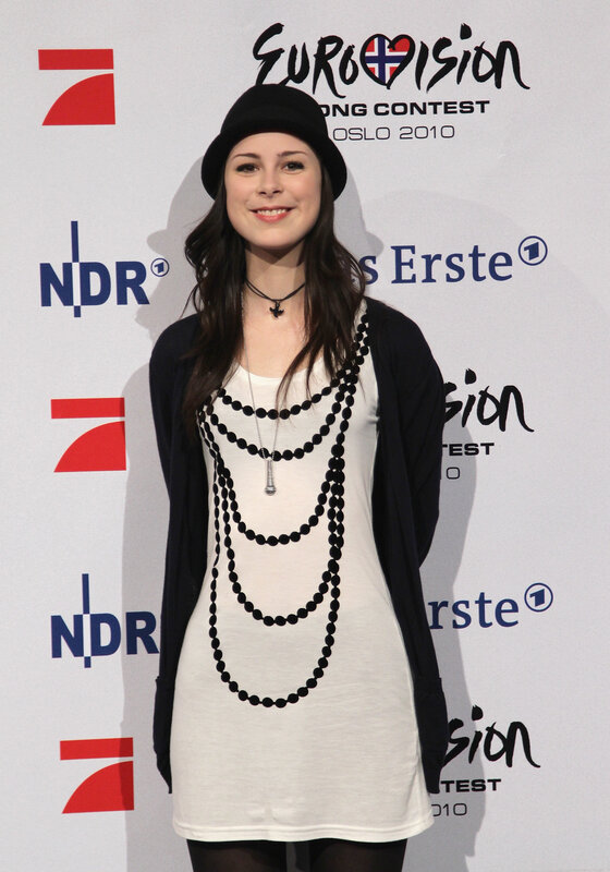 Woman at Eurovision event