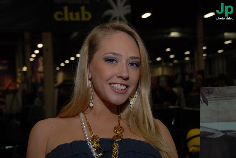 woman at event smiling