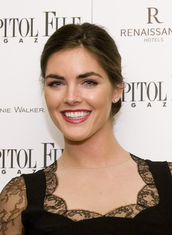 woman at event smiling