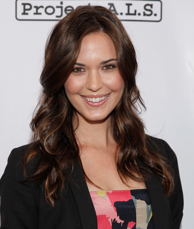 woman at event smiling