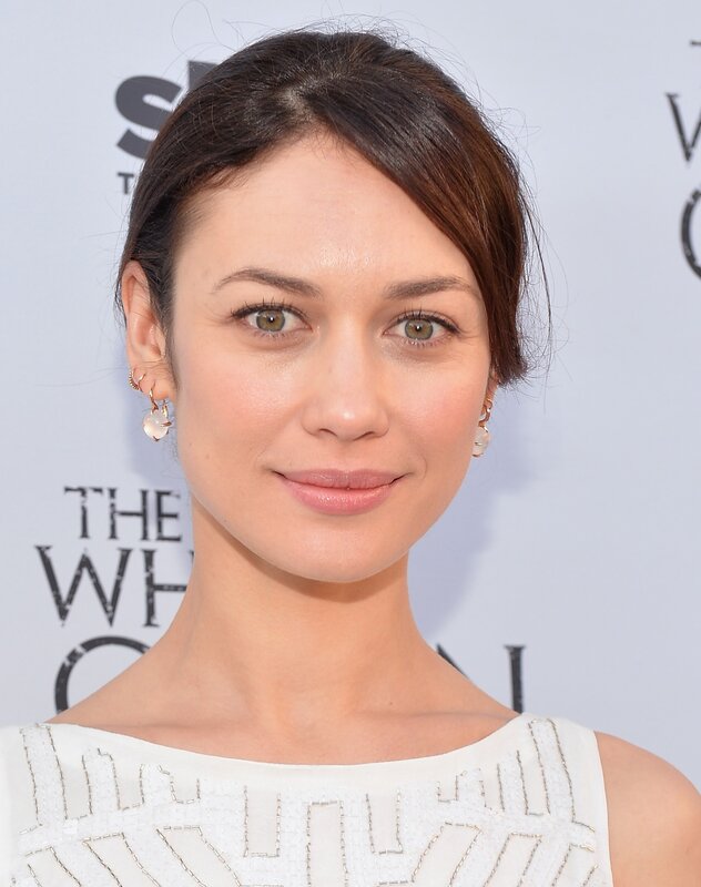 woman at event with white dress