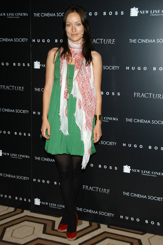 Woman at film premiere