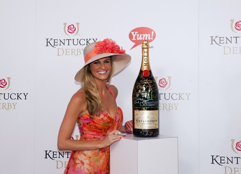 Woman at Kentucky Derby event