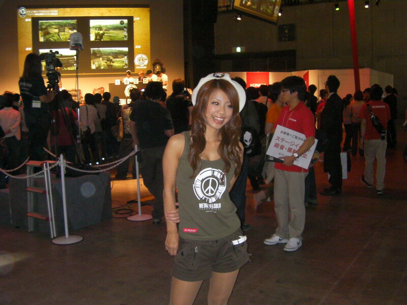 Woman at Konami gaming event