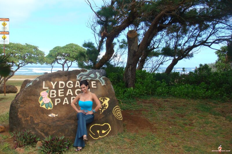Woman at Lydgate Beach Park