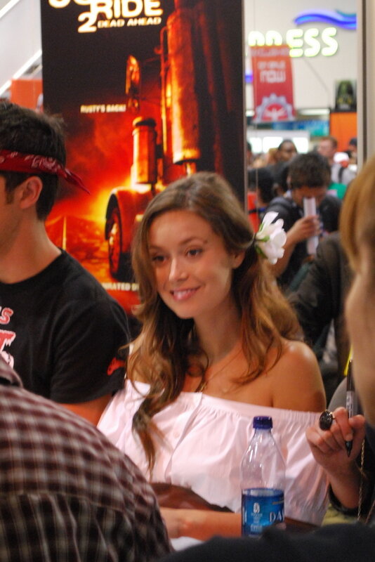 woman at movie convention