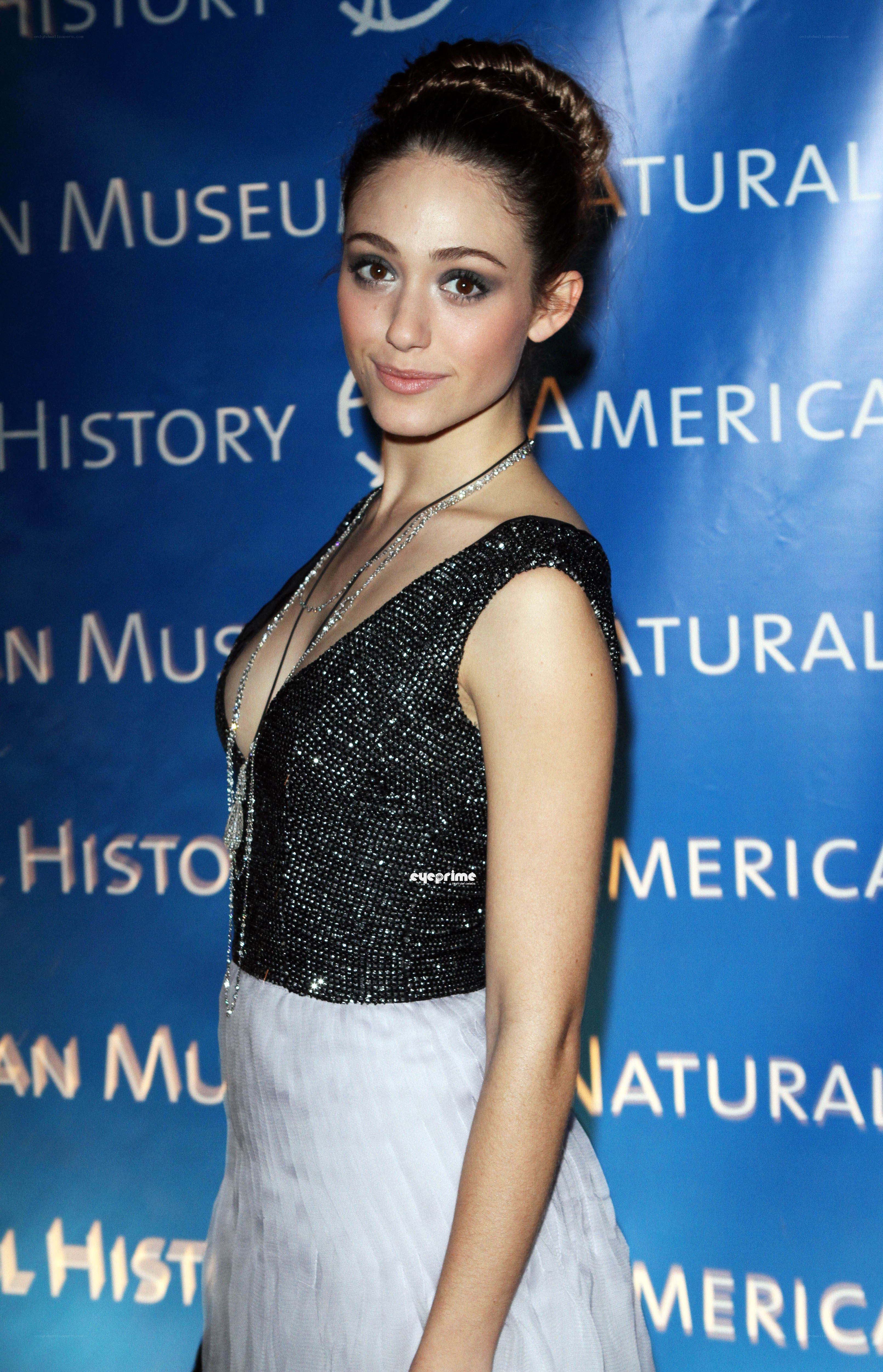woman at museum event