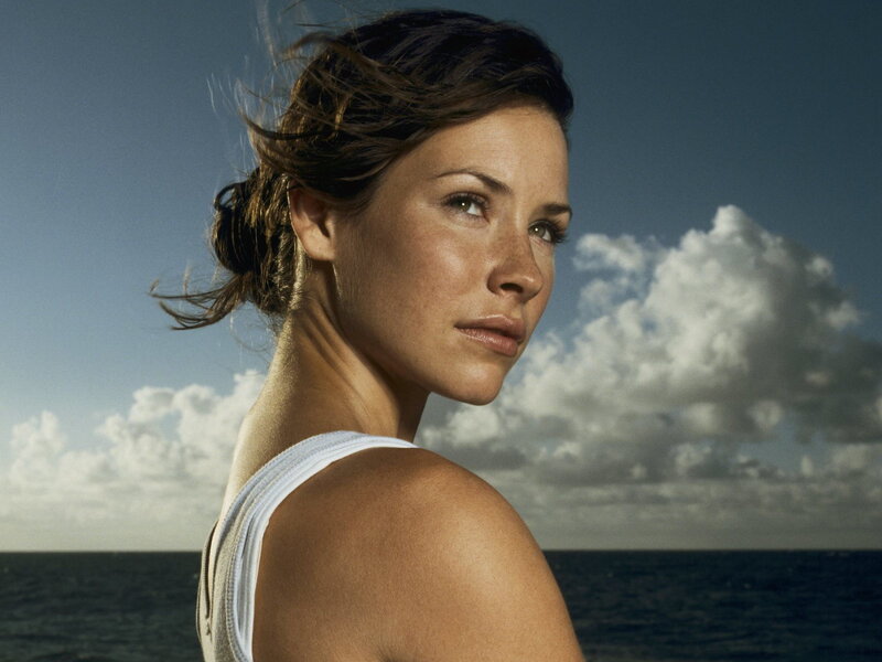 Woman at Ocean — Blue