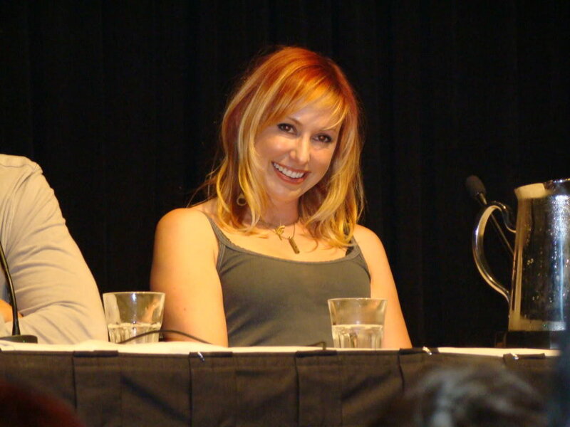 woman at panel discussion