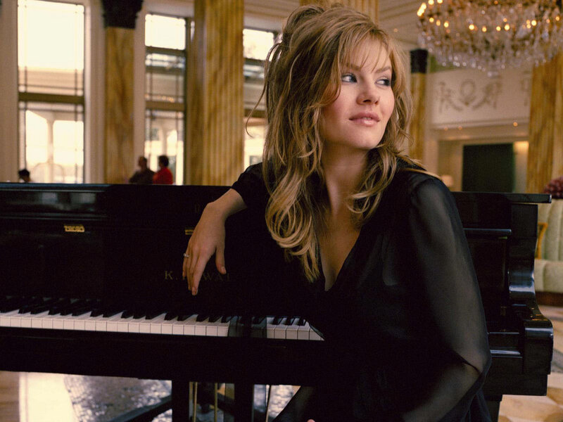 Woman at Piano — Black, Calm
