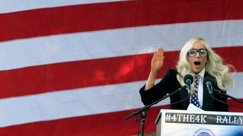 Woman at Podium