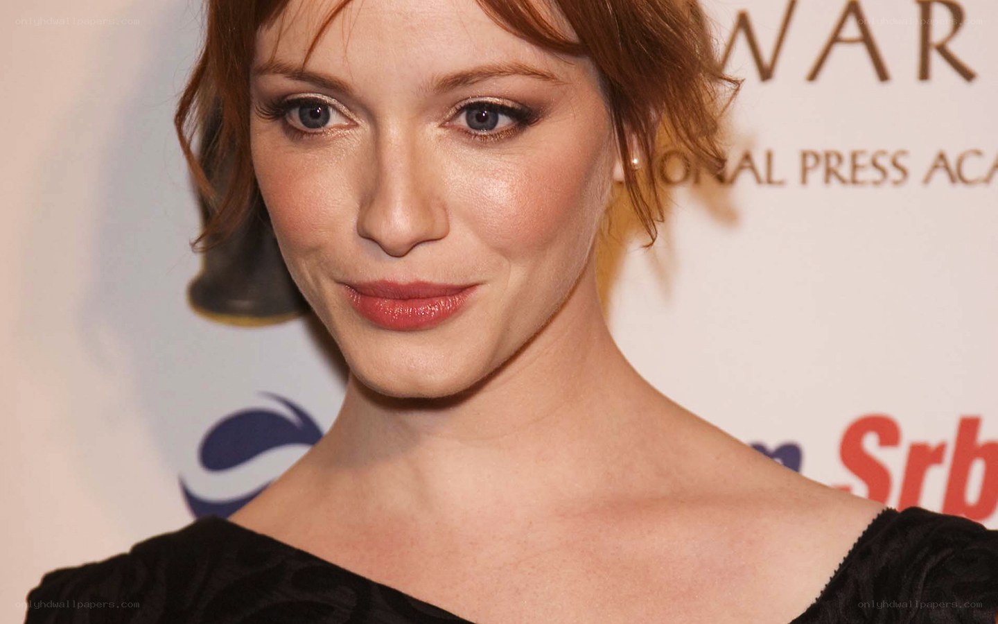 woman at press awards event