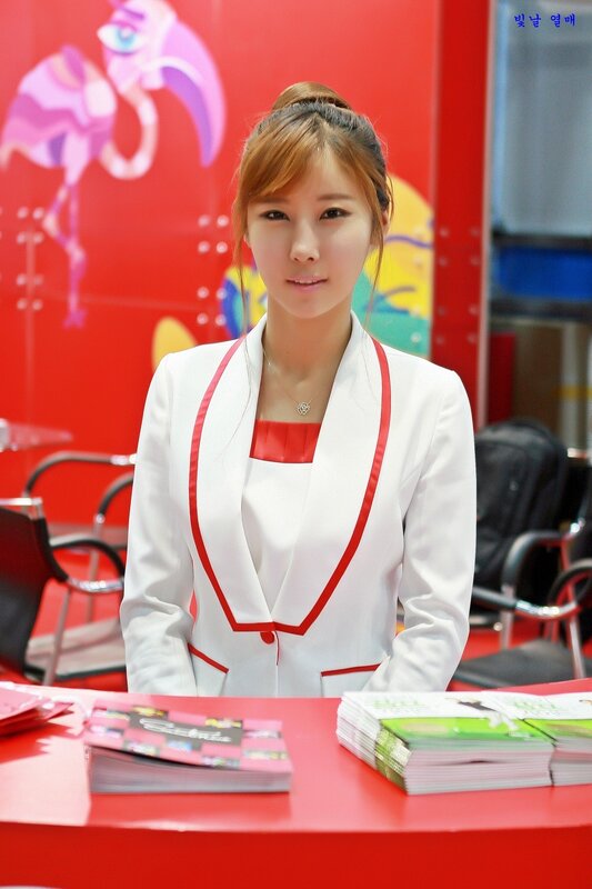 woman at promotional event