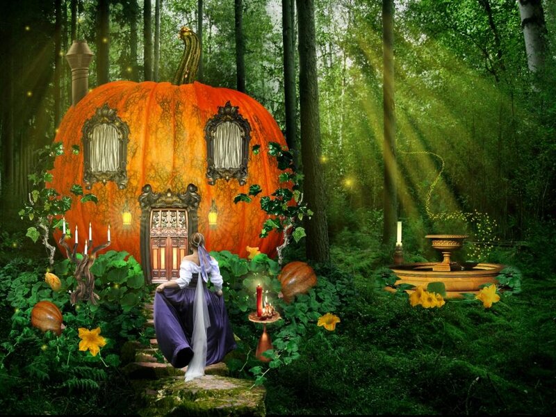 Woman at Pumpkin House