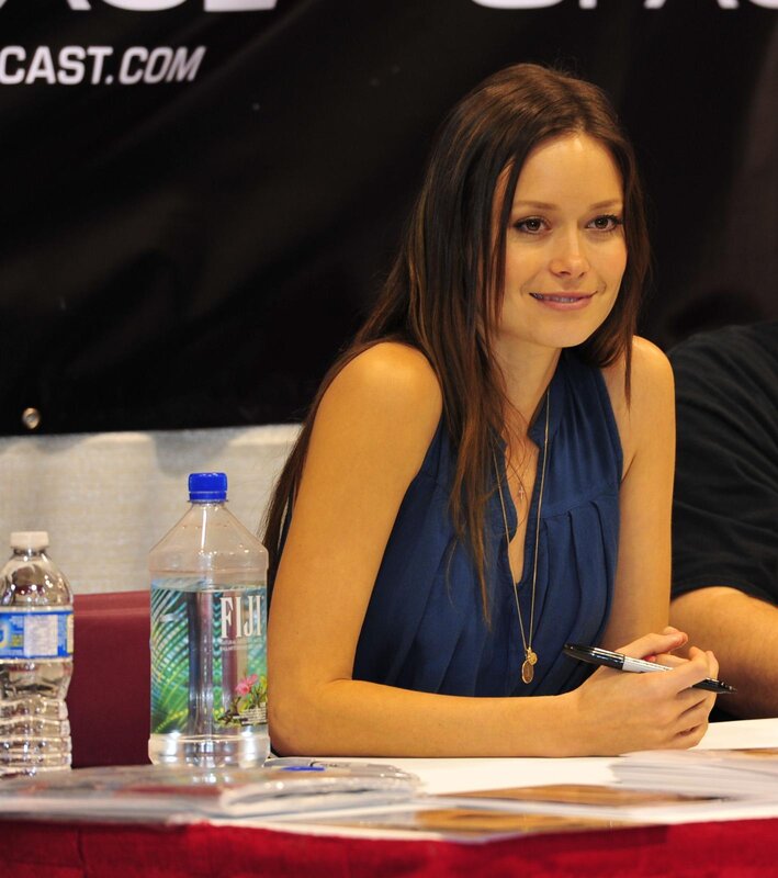 woman at signing event