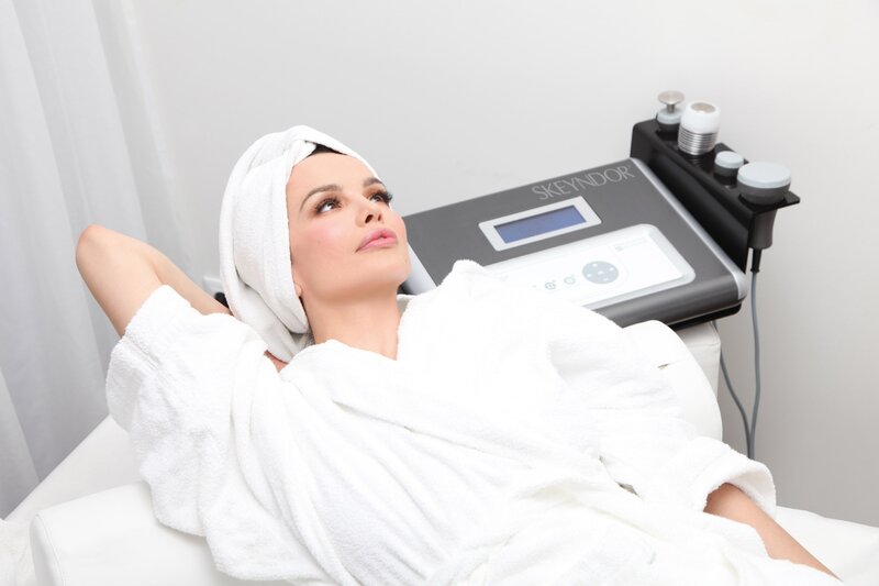 Woman at spa treatment