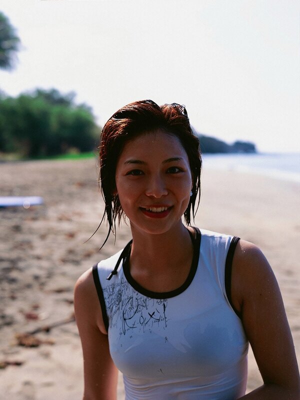 woman at the beach
