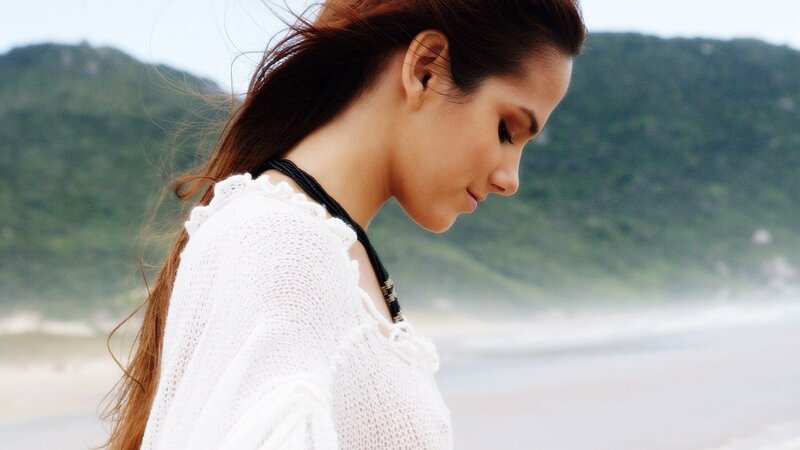 woman at the beach