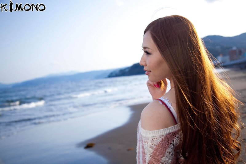 woman at the beach