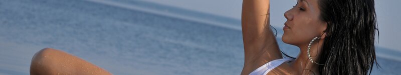 woman at the beach