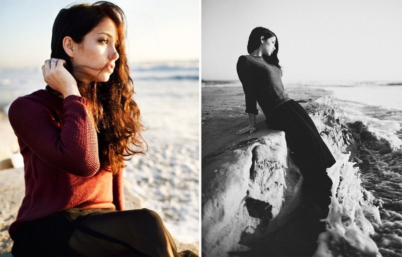 woman at the beach