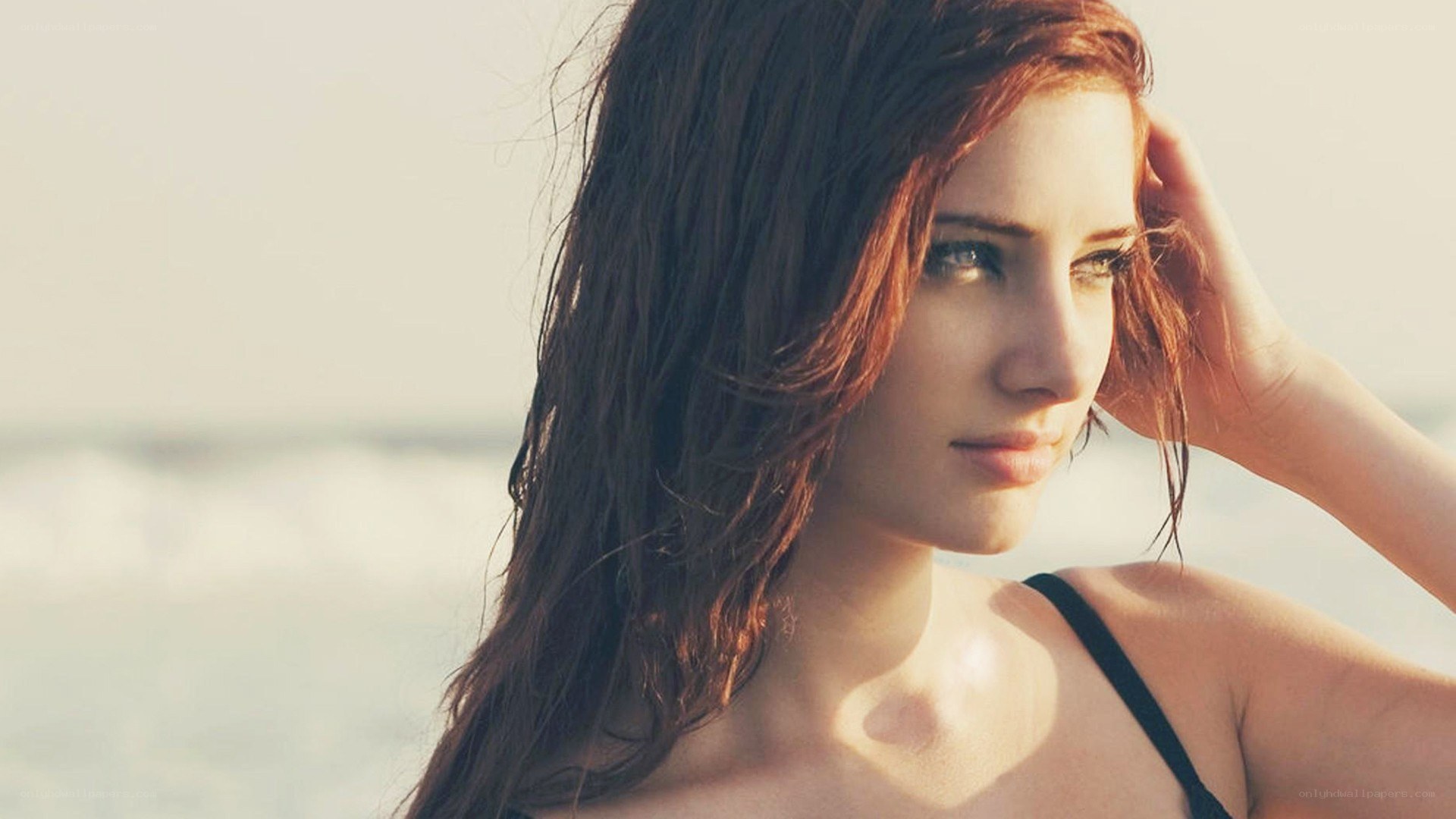woman at the beach