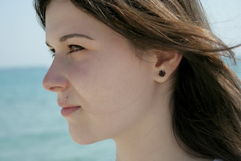 woman at the beach