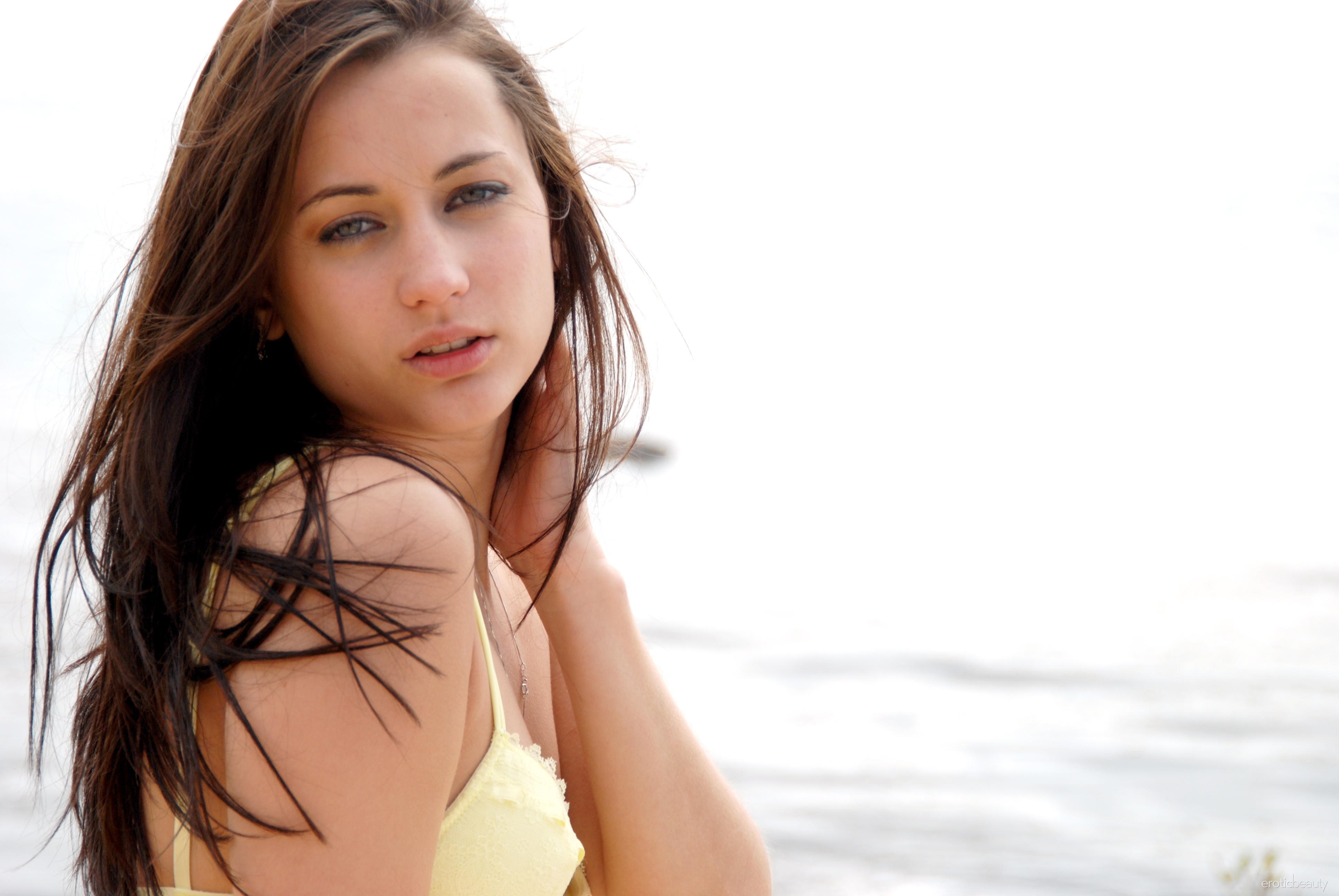 woman at the beach