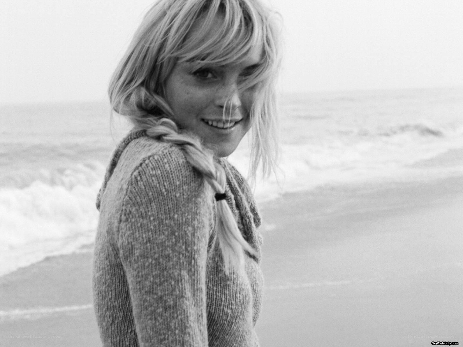 woman at the beach