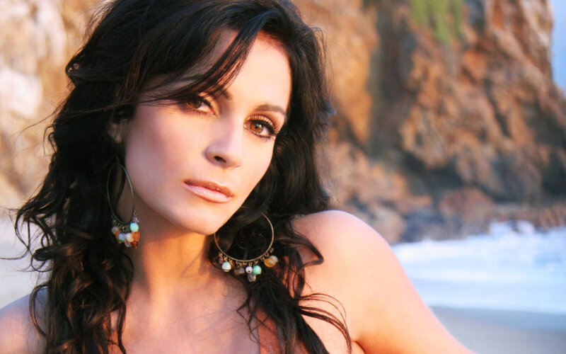 woman at the beach