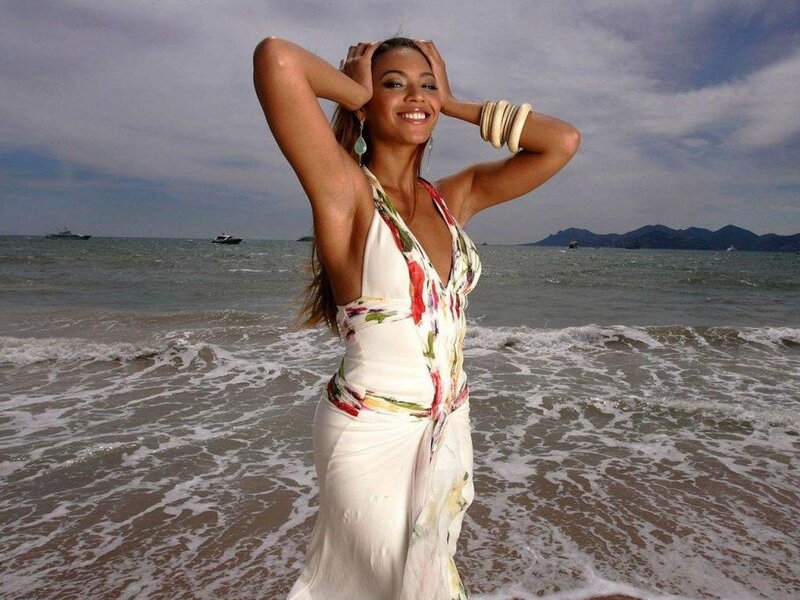 woman at the beach