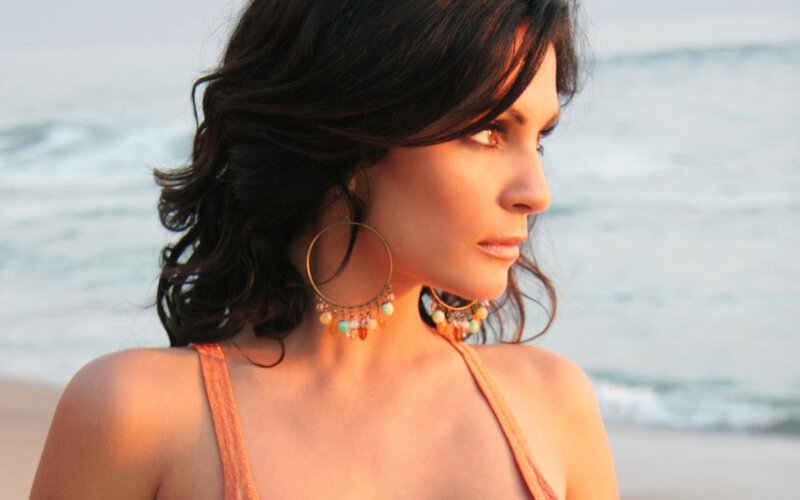 woman at the beach