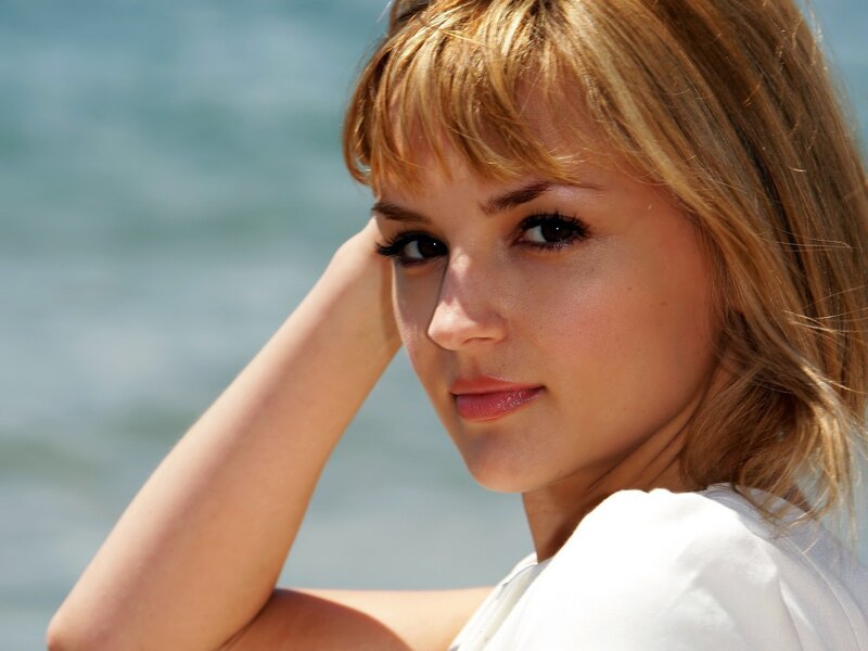 woman at the beach