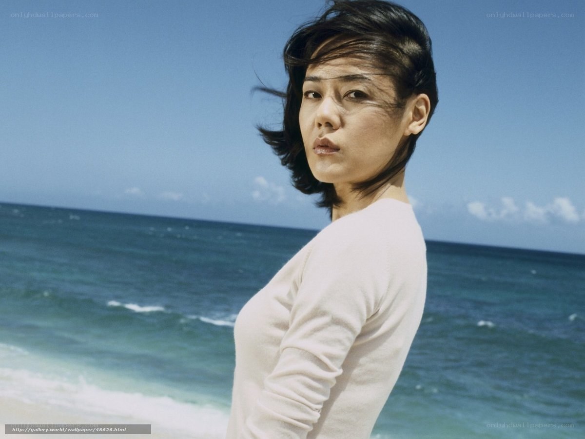 woman at the beach