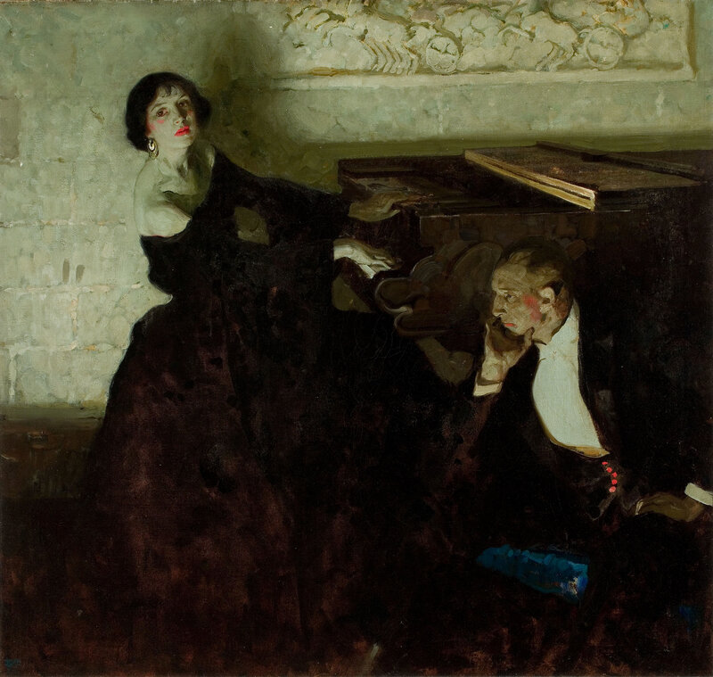 Woman at the Piano