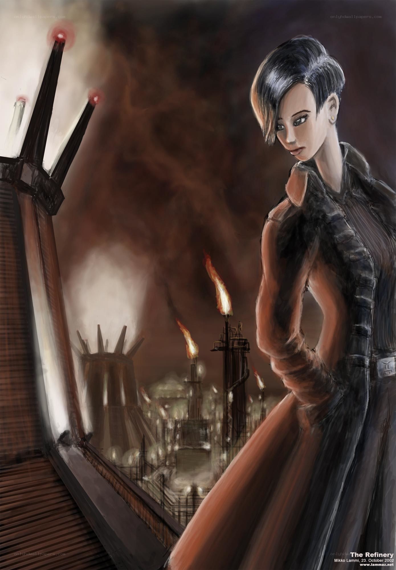 Woman at the Refinery