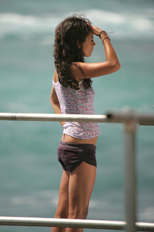 woman at the seaside