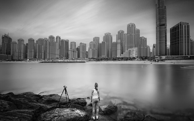 Woman at the waterfront