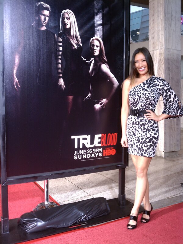 woman at true blood event