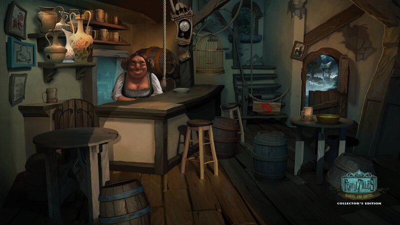 Woman Behind Bar — Brown
