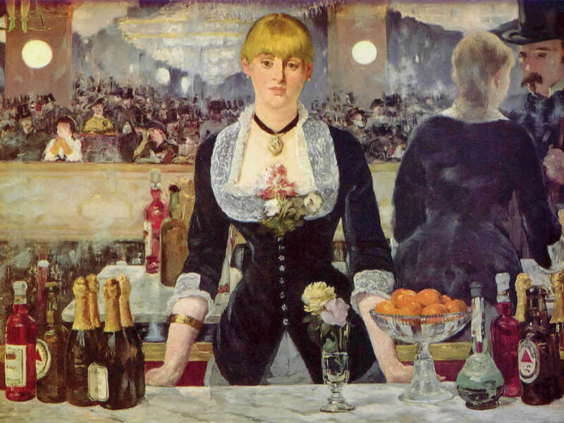 Woman Behind Bar