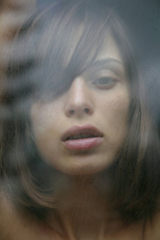 Woman Behind Glass — Brown, Intimate