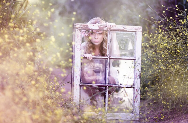 Woman Behind Window